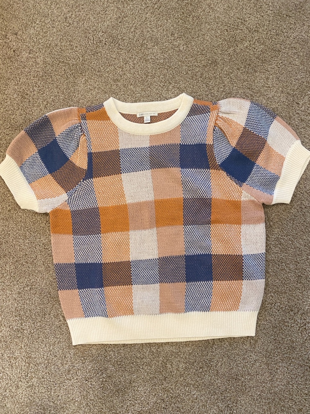 Cato Plaid Sweater